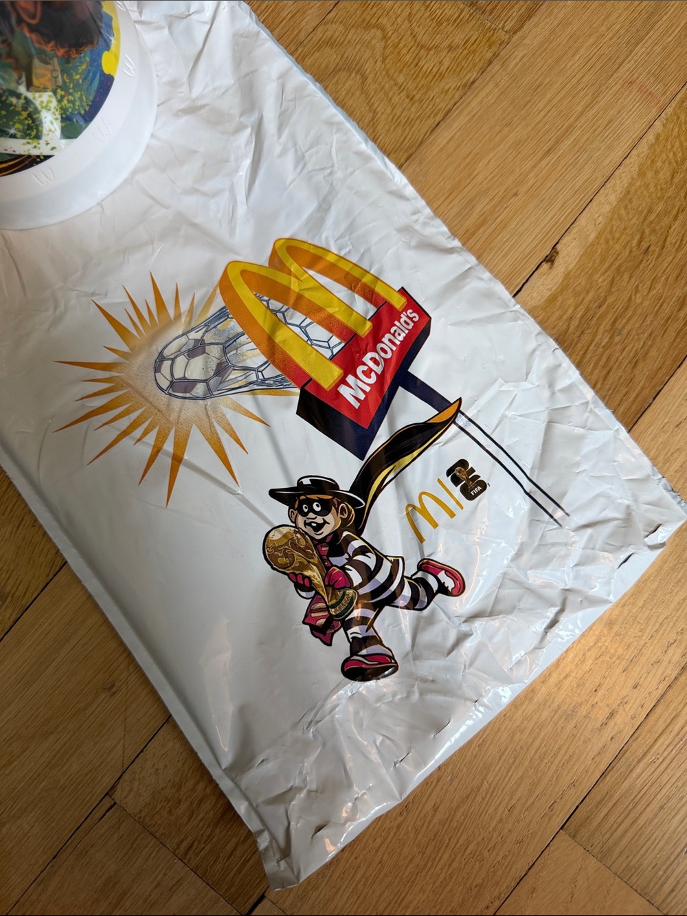 NWT FIFA World Cup Ronaldinho Brazil McDonald's Soccer Promo Cup and Bag 🇧🇷 - Picture 7 of 8